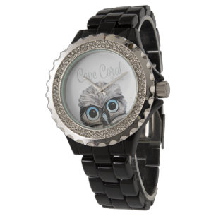 Montre Cute Owl Cape Coral Floride - Burrowing Owl Watch