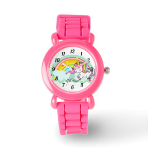 Montre Cute Personnalisé Rainbow Unicorn Watch
