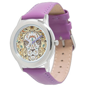 Montre Cute tête de lion Sugar Crâne