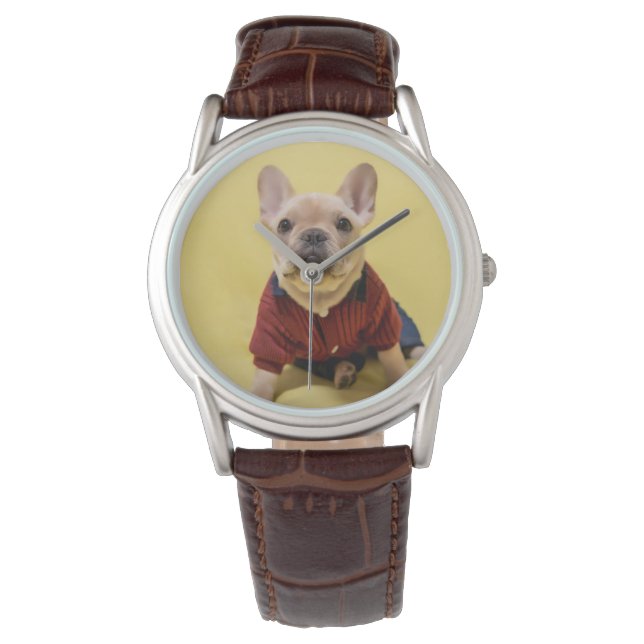 Montre Cutest Baby Animals | French Bulldog Dressed (devant)