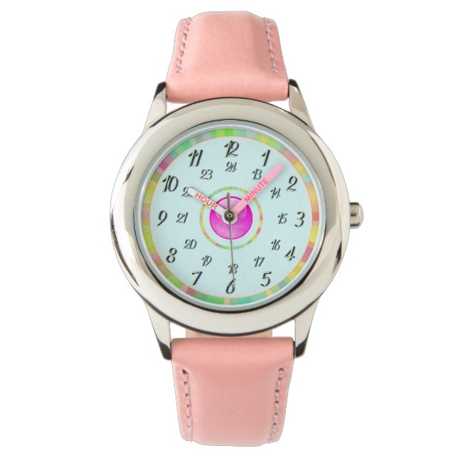 Montre Cyan Pink Watch (devant)