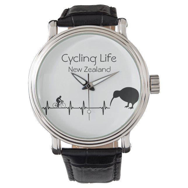 Montre Cycling Life, Nouvelle-Zélande personnalisable (devant)