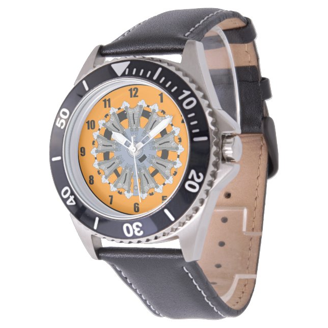 Montre Cylindre 9 du moteur radioactif (Incliné)