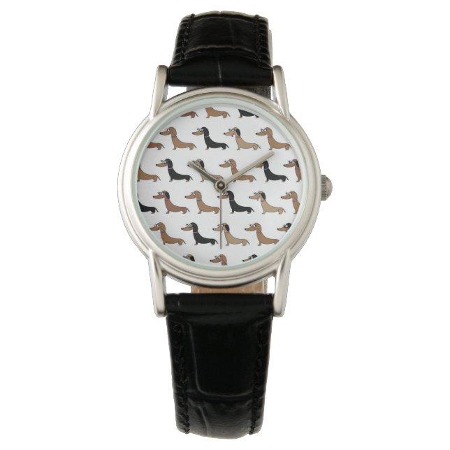 Montre Dachshund Design Watch (devant)