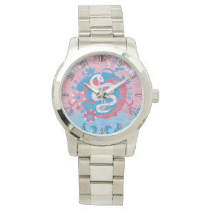 Montre Damas de serpent transgenre - Couleurs de drapeau 
