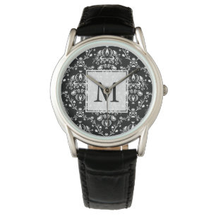 Montre Damas personnalisées noir et blanc