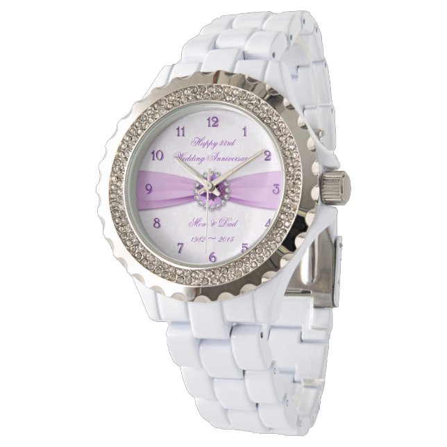 Montre Damask 33e anniversaire Mariage Watch (Incliné)
