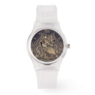 Montre Dame avec guitare