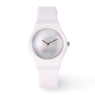 Montre Dames TOUS blanc Silicone eWatch W/Faux Pearl Face