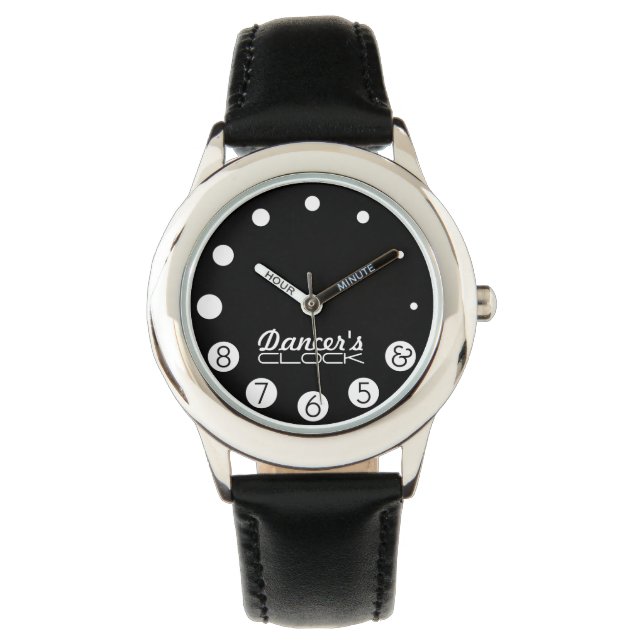 Montre Dancer clock with numbers for a Dancer's. (devant)