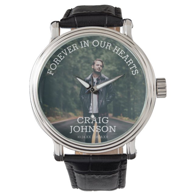 Montre Dans la mémoire aimante | Souvenir de la photo (devant)