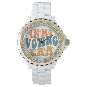 Montre Dans Mon Ère De Vote Retro Wavy