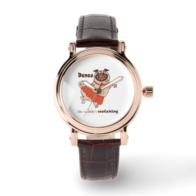 Montre Danse comme personne ne regarde Carlin Girl (Recto)