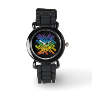 Montre Danse typographique (spectre)