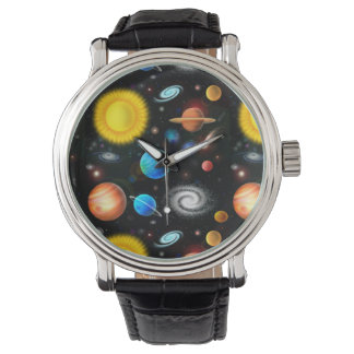 Montre d'astronomie Universe colorée