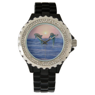Montre Dauphin de verdure au lever du soleil