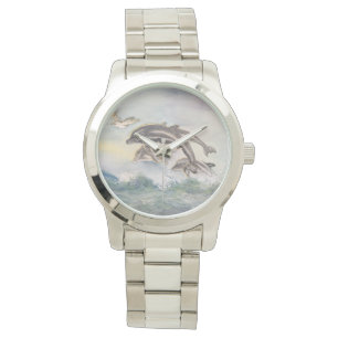 Montre Dauphins au jeu
