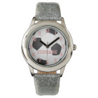 Montre de balle de football féminin personnalisée