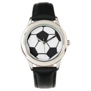Montre de balle de soccer pour enfants