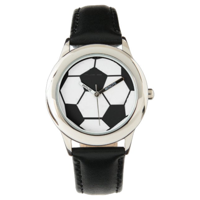 Montre de balle de soccer pour enfants (devant)