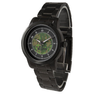Montre de Camouflage Vert Woodland personnalisé