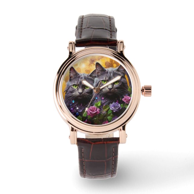 Montre de chat pour Amoureux des chats (Recto)