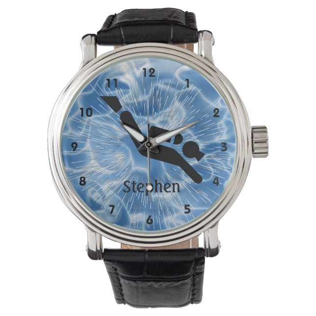 Montre de conception de plongée sur mesure (devant)