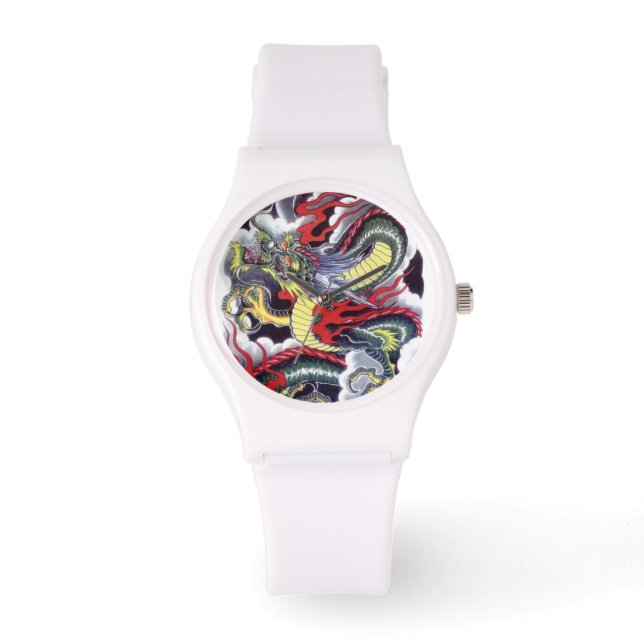 Montre de conception de tatouage Dragon (Recto)