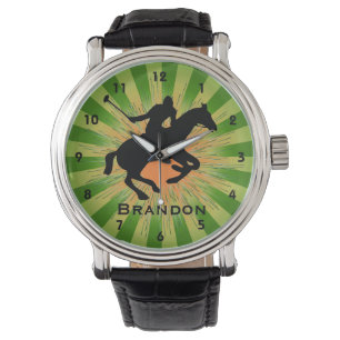 Montre de conception Polo personnalisée
