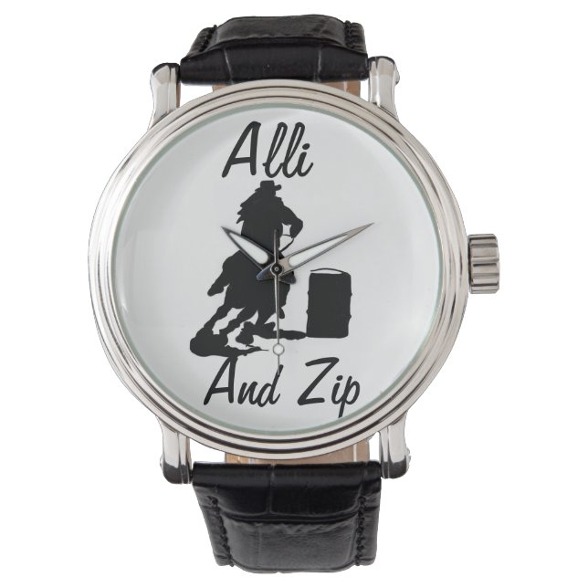 Montre de course de baril personnalisée (devant)
