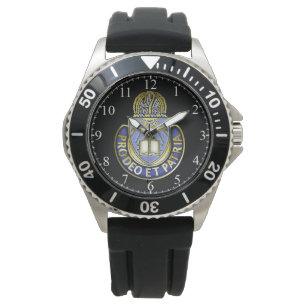 Montre de crête de corps d'aumônier d'armée