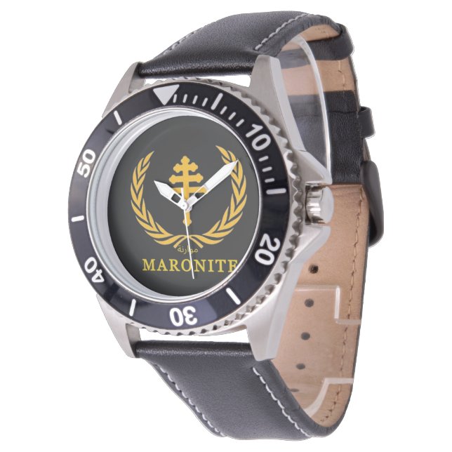 Montre de croix de l'église maronite (Incliné)