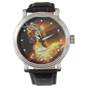 Montre de crucifixion Jésus Dramatique (plusieurs 
