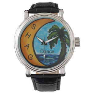 Montre de danse de tapis à longs poils