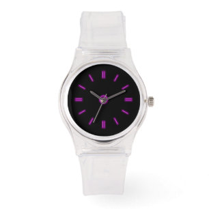 Montre de design rose
