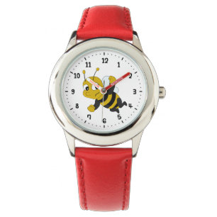 Montre de dessin animé d'abeille