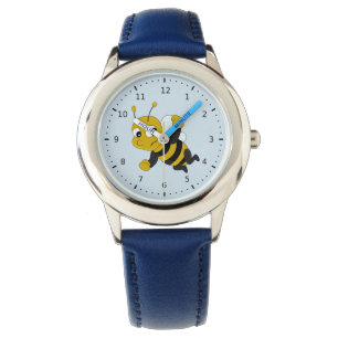 Montre de dessin animé d'abeille