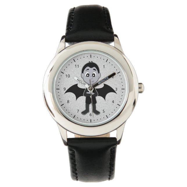 Montre de dessin animé de garçon Vampire (devant)