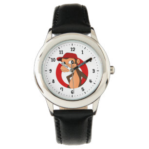 Montre de dessin animé singe