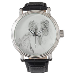 Montre de dessin de bordures