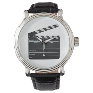 Montre de film en ardoise du réalisateur de carton