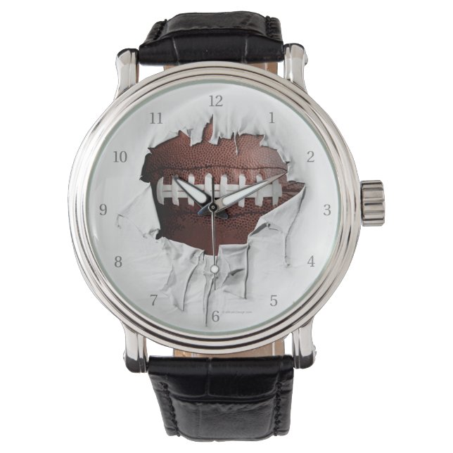 Montre de football déchirée (devant)