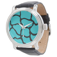 Montre de girafe Turquoise