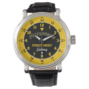 Montre de hockey de la dynastie Pittsburgh 24 heur