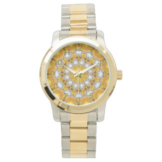 Montre de Kaleidoscope en or et en argent