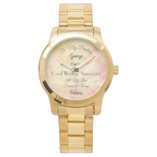 Montre de l'anniversaire du Mariage de corail du m