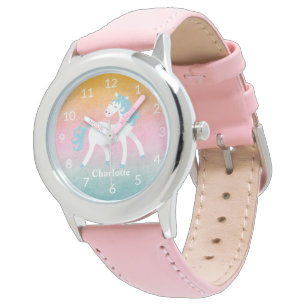 Montre de licorne pour enfants