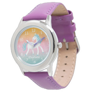 Montre de licorne pour enfants