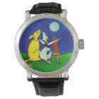 Montre de nuit à trois chiens