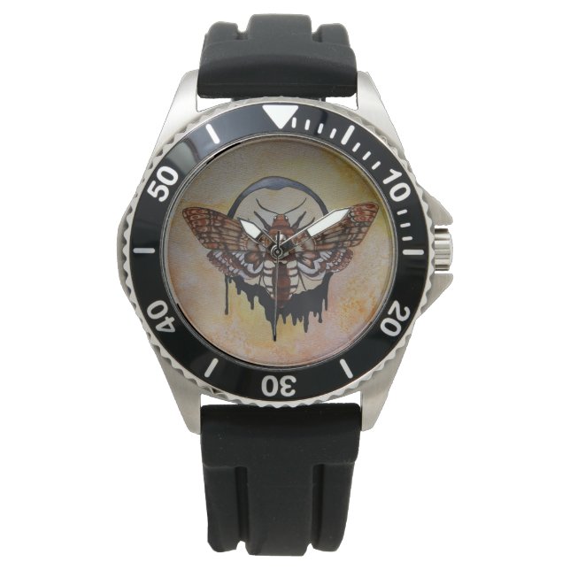 Montre de papillon à tête molle de la mort (devant)